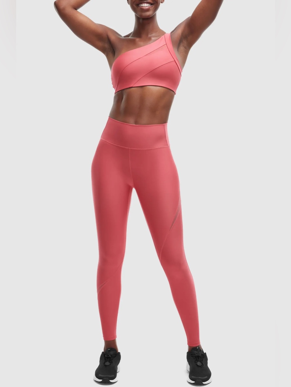 [NWOT] $147 PELOTON Set of Endurance Mesh High Rise Legging & One Shoulder Bra